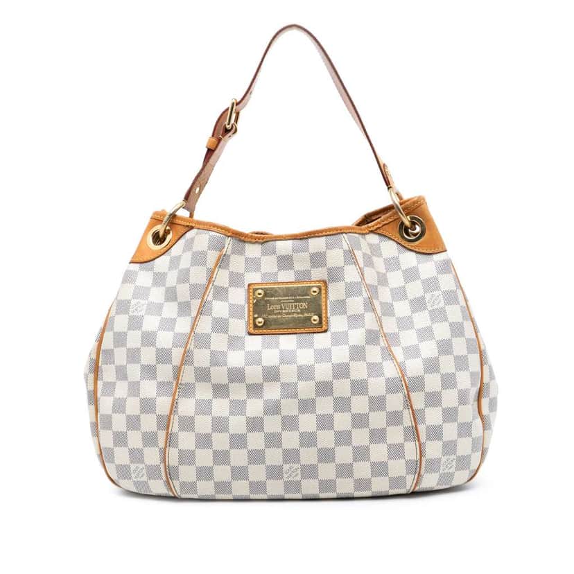 Louis Vuitton Damier Azur Galliera PM White Good condition - Front View