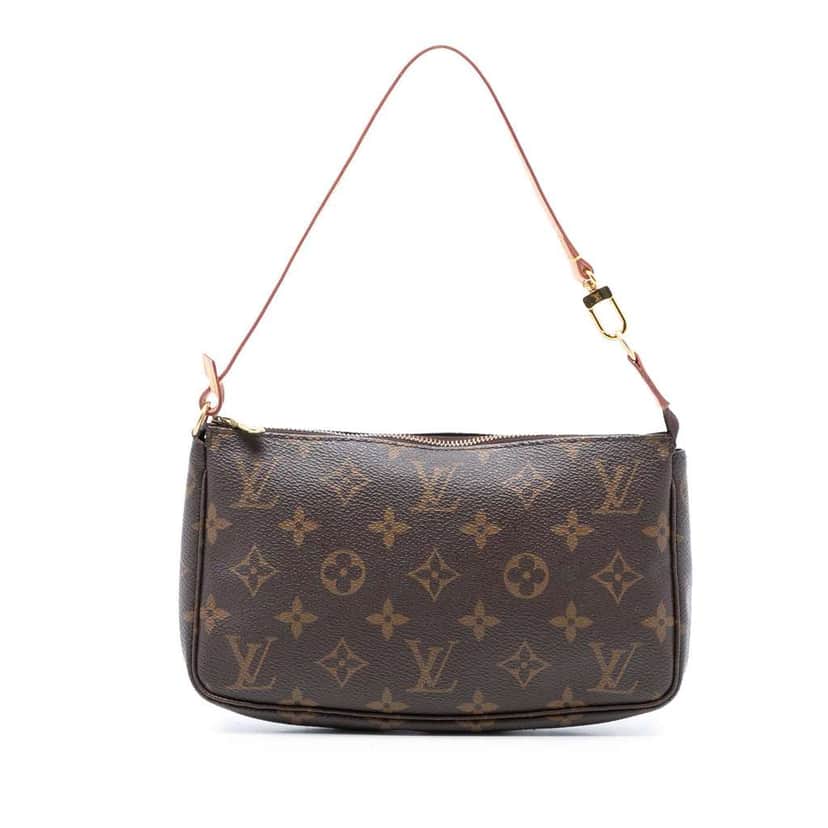 Louis Vuitton Monogram Pochette Accessoires Brown Good condition - Front View