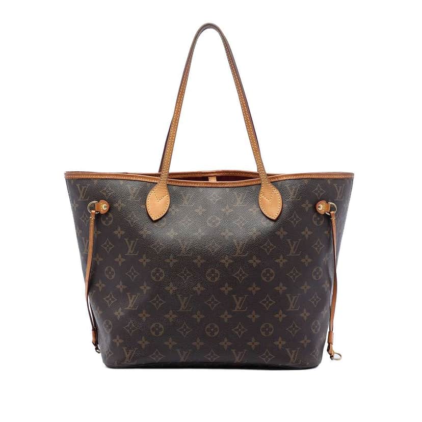 Louis Vuitton Monogram Neverfull MM Brown Good condition - Front View