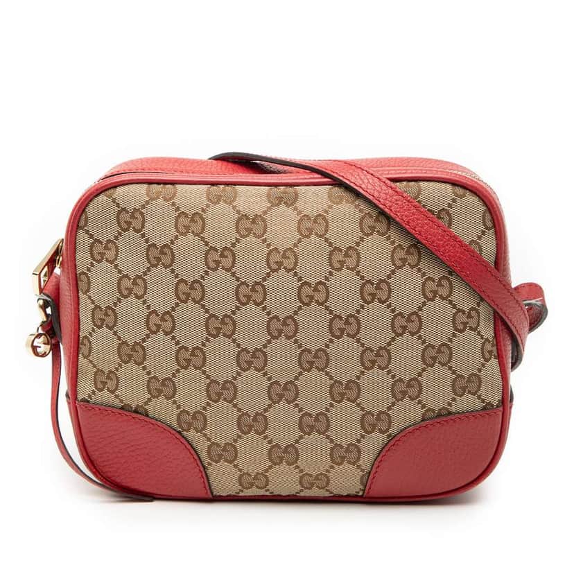 Gucci GG Canvas Bree Crossbody Brown Canvas Very good condition - Front View