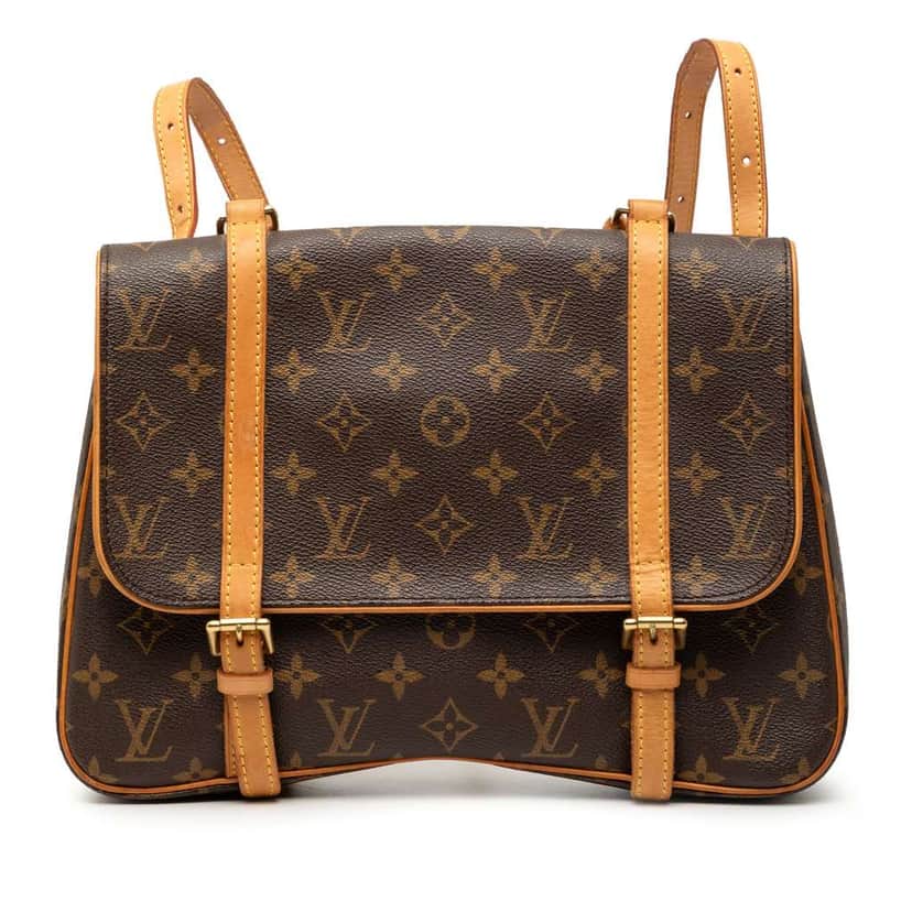 Louis Vuitton Monogram Marelle Sac a Dos Brown Good condition - Front View