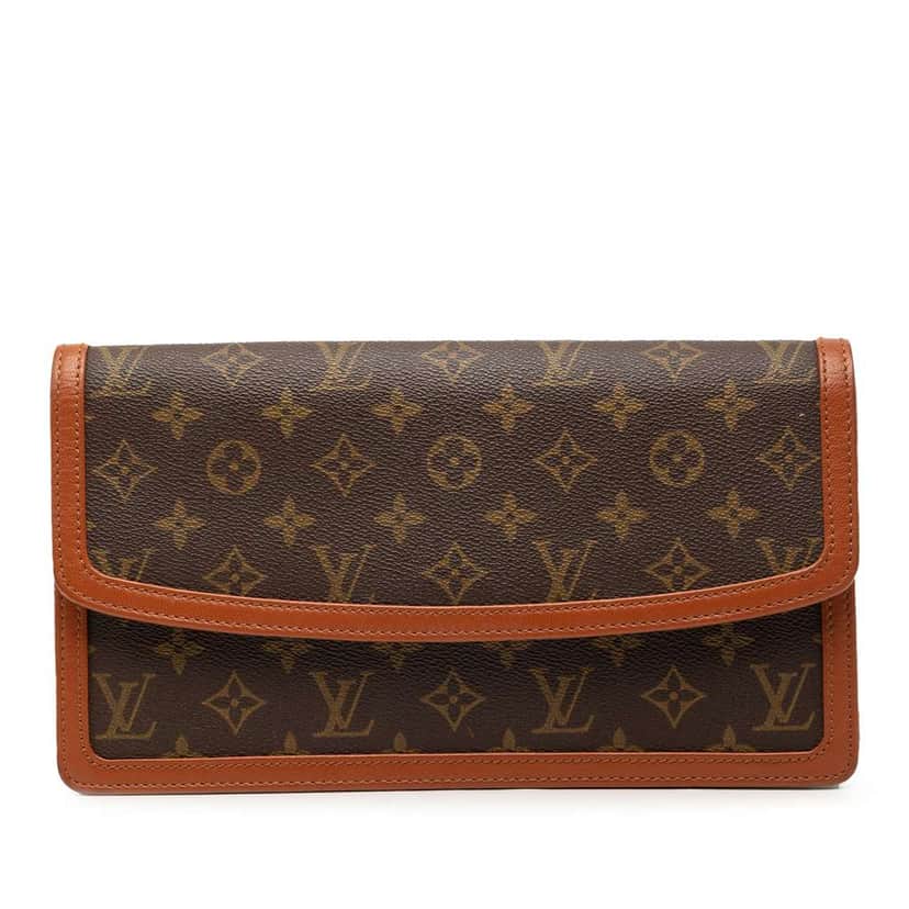 Louis Vuitton Monogram Pochette Dame GM Brown Good condition - Front View