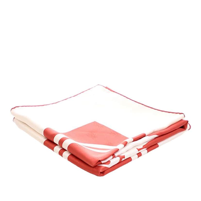 Hermès Brides De Gala Tattoo Silk Scarf 90 Red Silk Very good condition - Front View