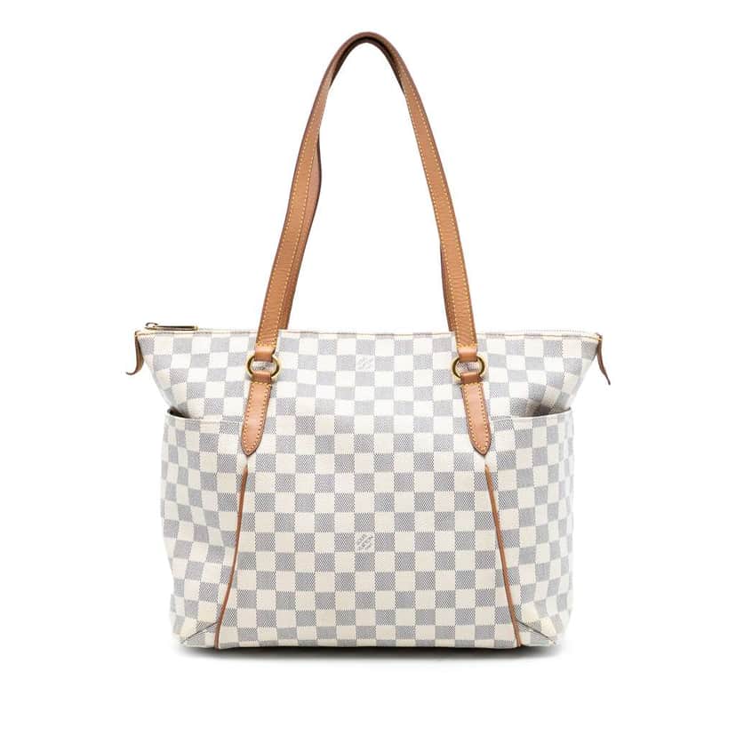 Louis Vuitton Damier Azur Totally MM White Good condition - Front View