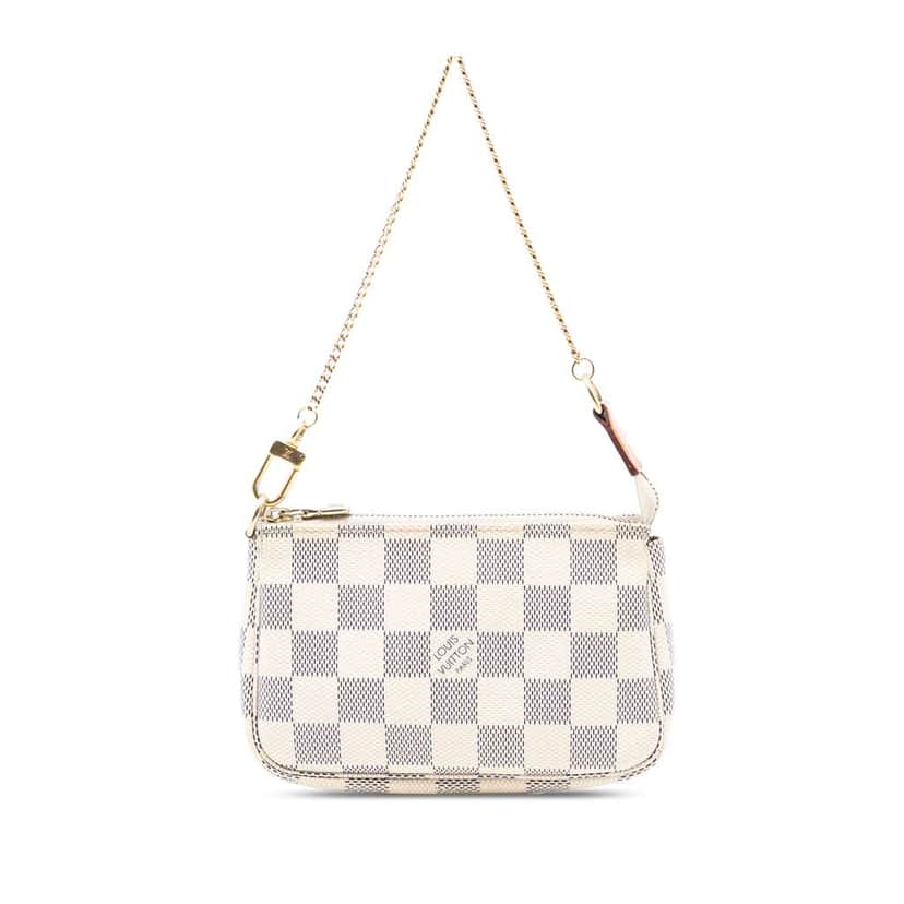 Louis Vuitton Damier Azur Mini Pochette Accessoires White Very good condition - Front View
