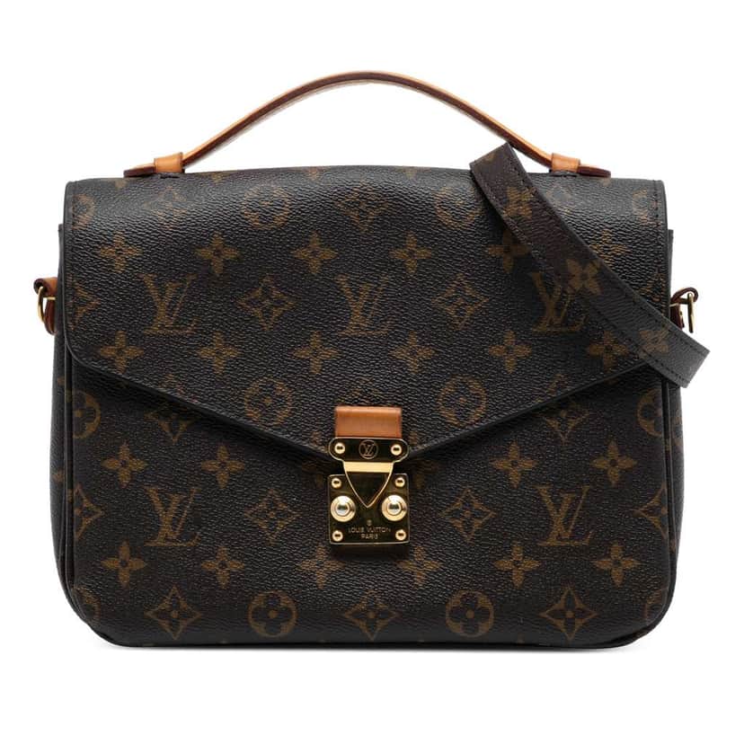 Louis Vuitton Monogram Pochette Metis Brown Very good condition - Front View