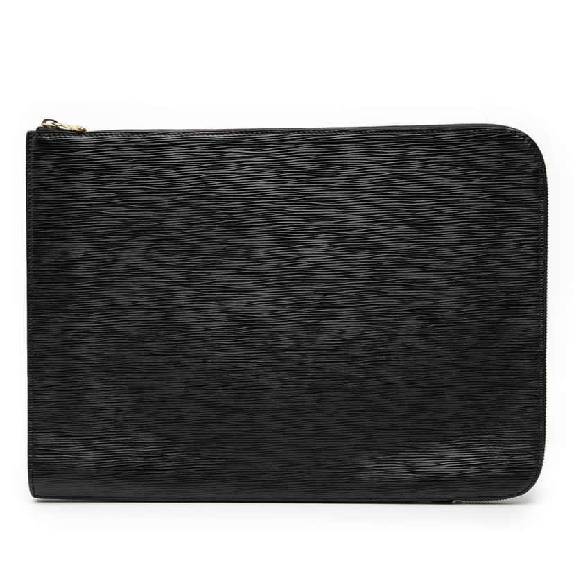 Louis Vuitton Epi Pochette Jour GM Black Leather Good condition - Front View