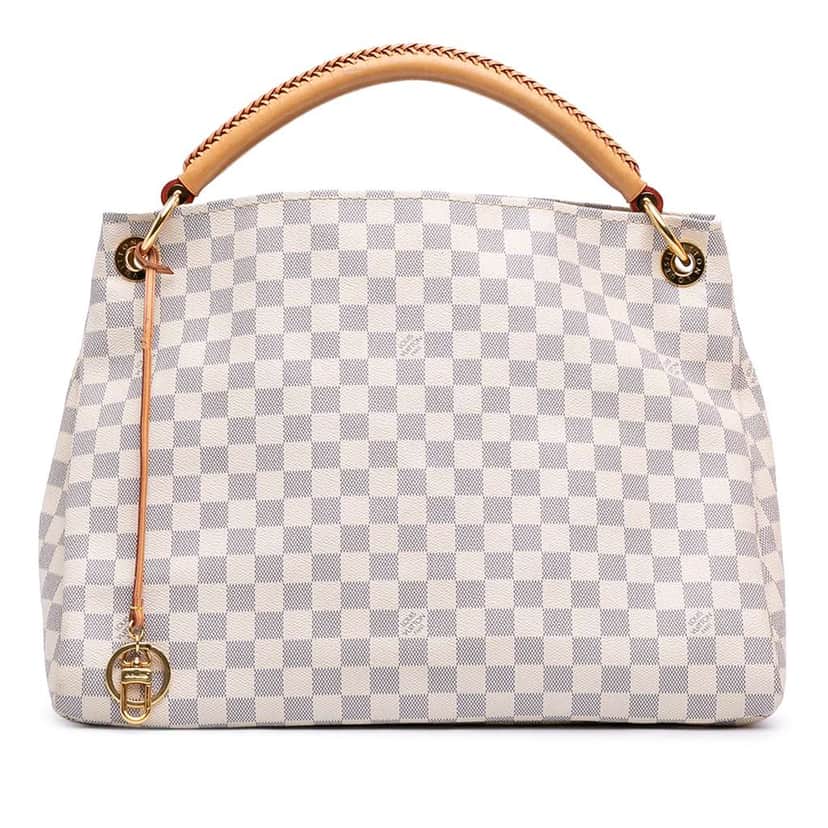Louis Vuitton Damier Azur Artsy MM White Good condition - Front View