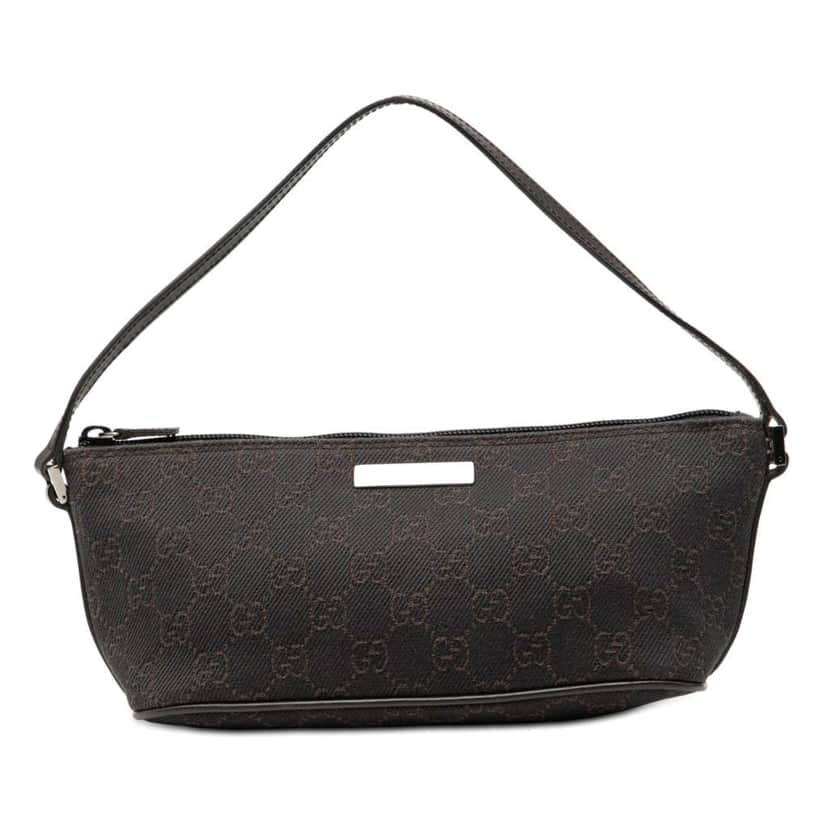 Gucci GG Denim Boat Brown Denim Good condition - Front View