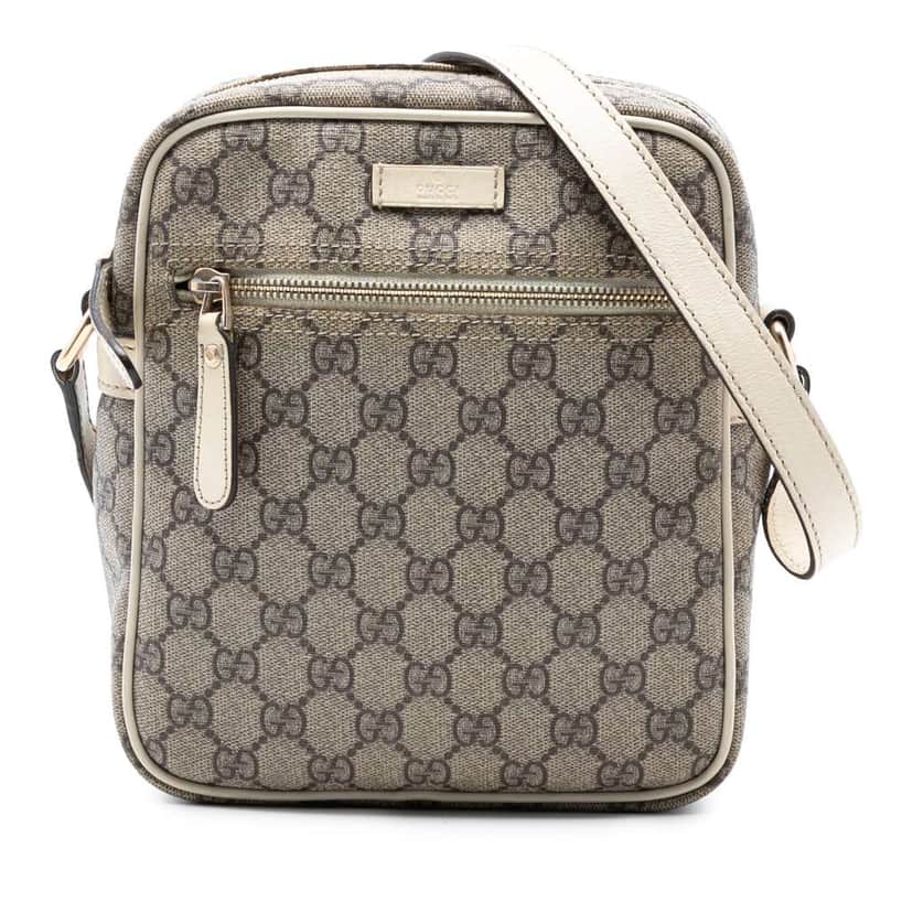 Gucci GG Supreme Crossbody Brown Canvas Good condition - Front View