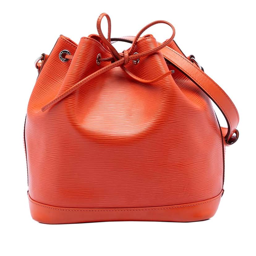 Louis Vuitton Epi Petit Noe Orange Leather Good condition - Front View
