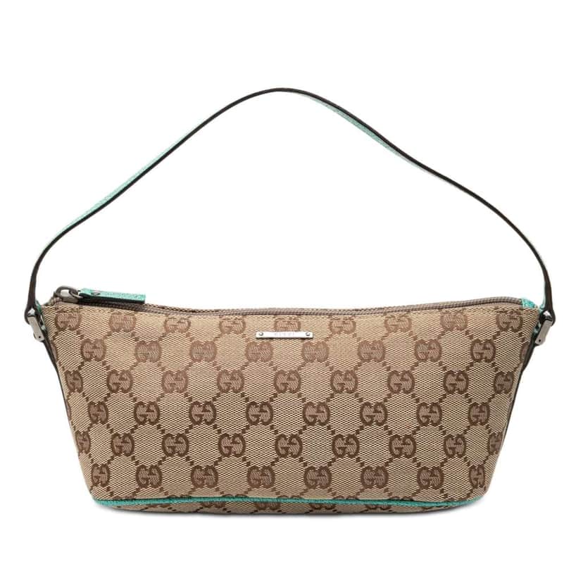 Gucci GG Canvas Boat Brown Canvas Good condition - Front View