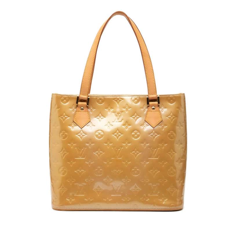 Louis Vuitton Monogram Vernis Houston Brown Leather Very good condition - Front View