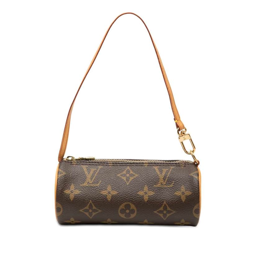Louis Vuitton Monogram Papillon Pochette Brown Very good condition - Front View