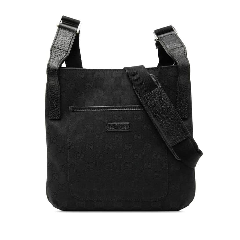 Gucci GG Canvas Crossbody Black Canvas Very good condition - Front View