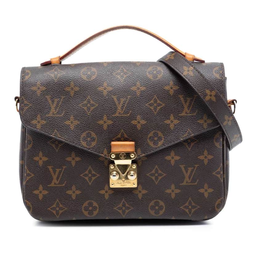 Louis Vuitton Monogram Pochette Metis Brown Very good condition - Front View