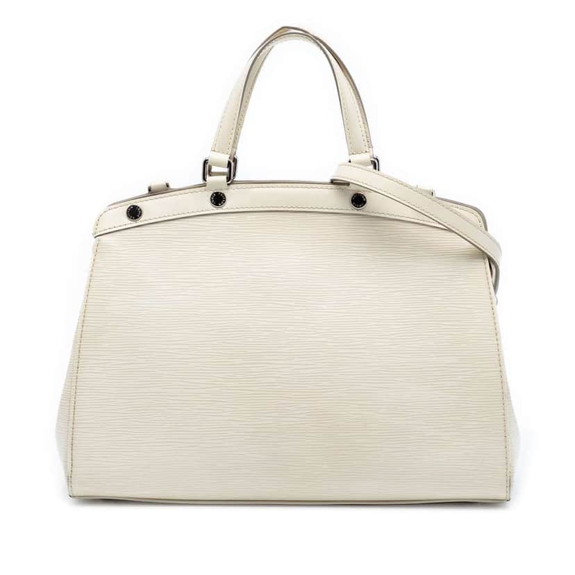 Louis Vuitton Epi Brea MM White Leather Very good condition - Front View