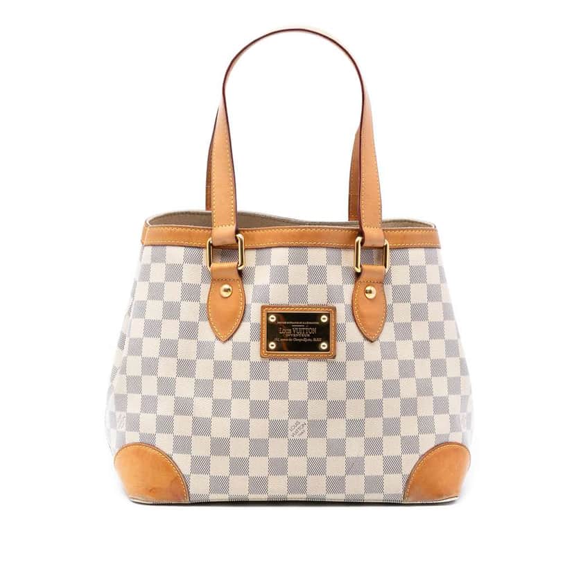 Louis Vuitton Damier Azur Hampstead PM White Very good condition - Front View