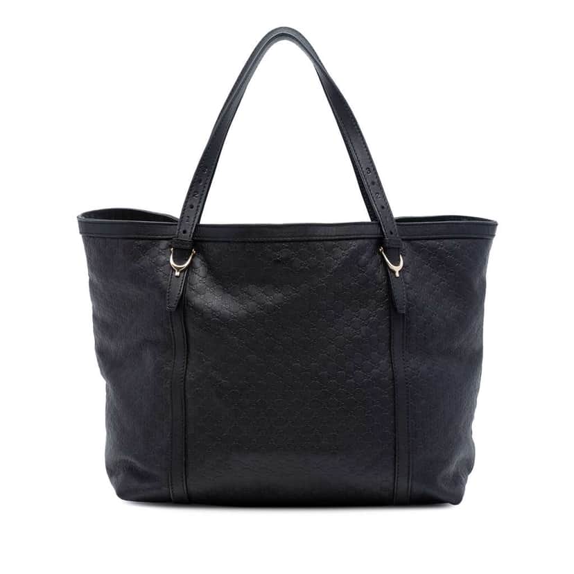 Gucci Microguccissima Nice Tote Black Leather Very good condition - Front View