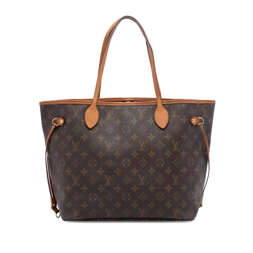 Louis Vuitton Monogram Neverfull MM Brown Very good condition - Front View