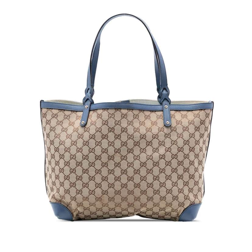 Gucci Medium GG Canvas Craft Tote Beige Very good condition - Front View