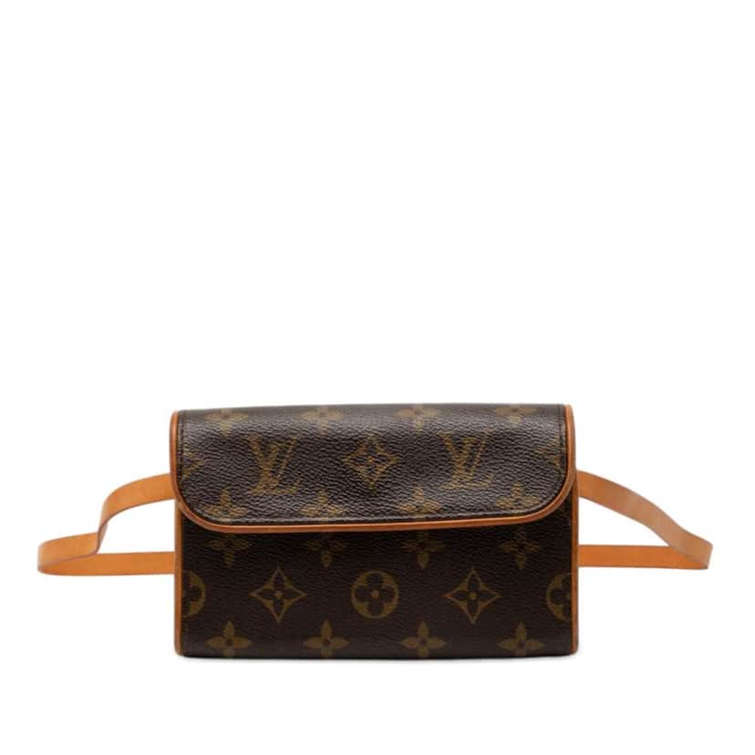 Louis Vuitton Monogram Pochette Florentine Brown Very good condition - Front View