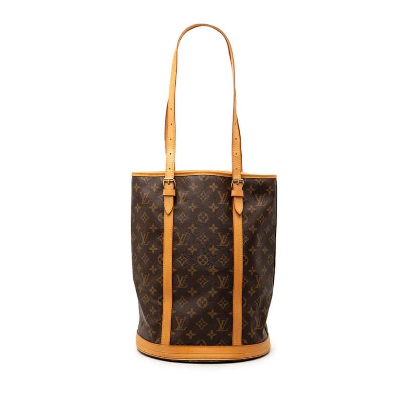 Louis Vuitton Monogram Bucket GM Brown Very good condition - Front View