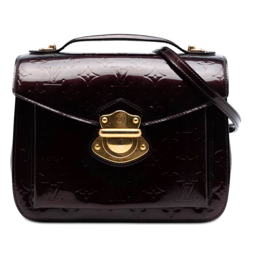 Louis Vuitton Monogram Vernis Miranda Purple Leather Very good condition - Front View