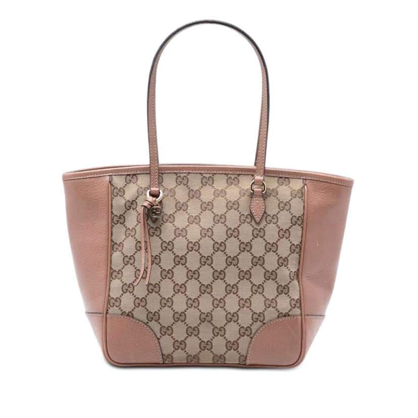 Gucci GG Canvas Bree Tote Beige Very good condition - Front View