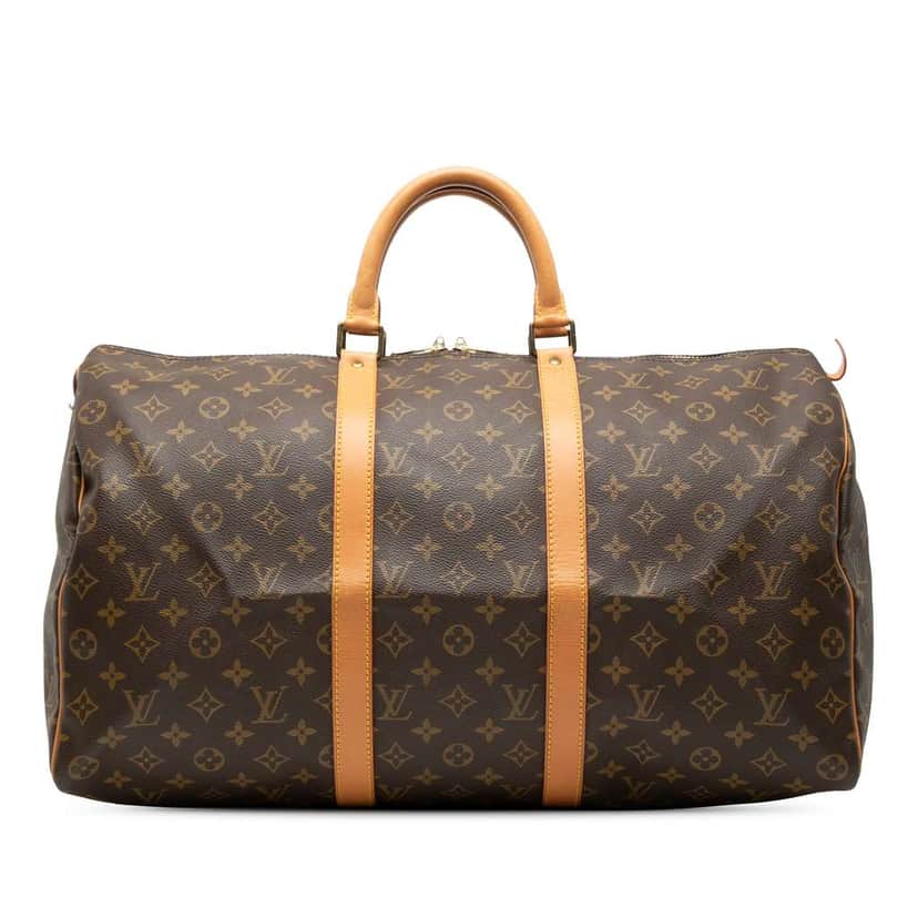 Louis Vuitton Monogram Keepall 50 Brown Very good condition - Front View