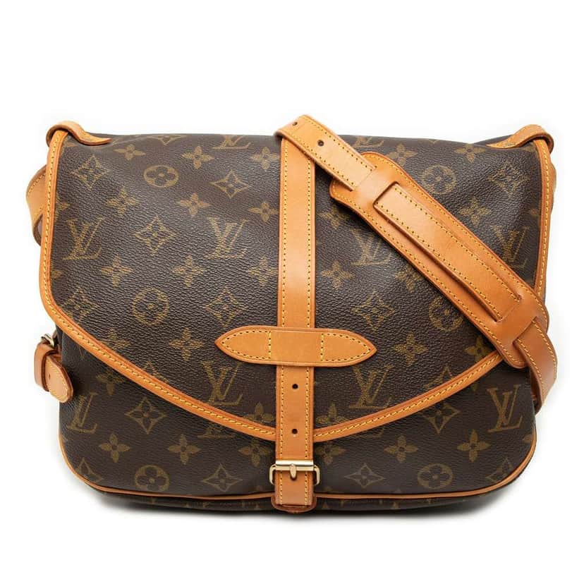 Louis Vuitton Monogram Saumur 30 Brown Very good condition - Front View