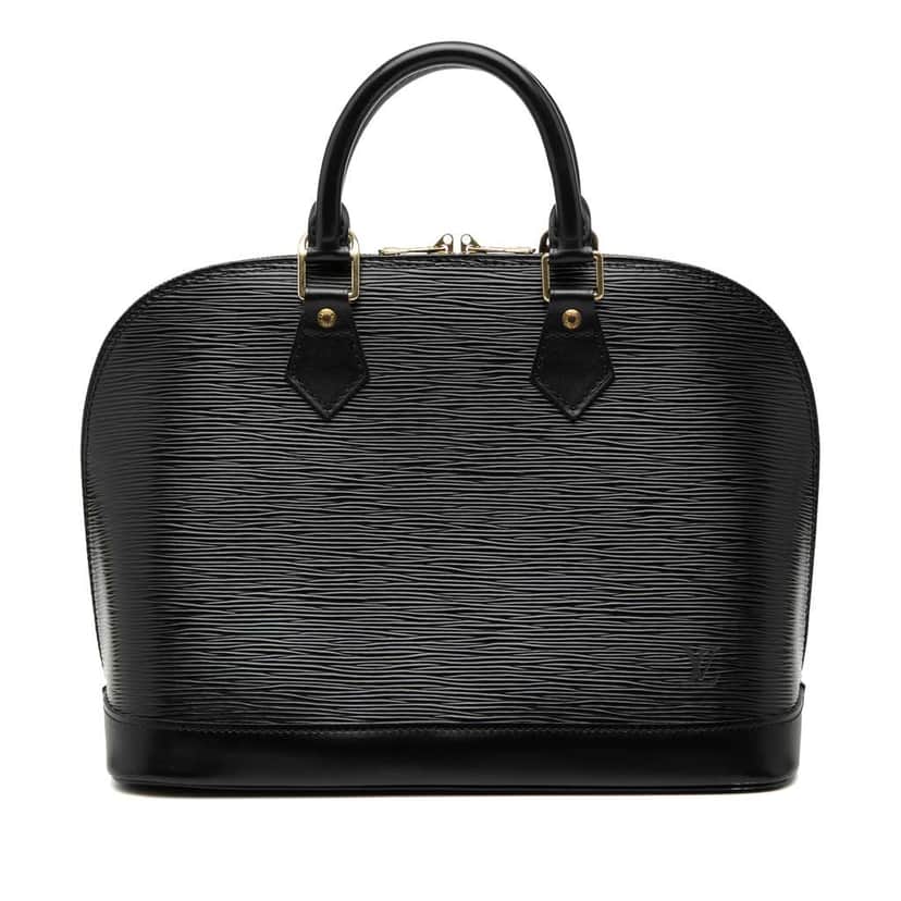 Louis Vuitton Epi Alma PM Black Leather Very good condition - Front View