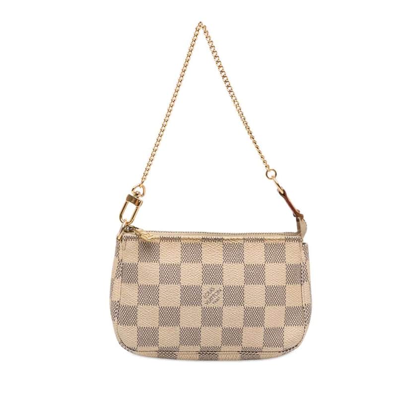 Louis Vuitton Damier Azur Mini Pochette Accessoires White Very good condition - Front View