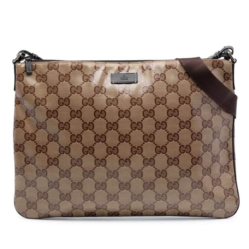 Gucci GG Crystal Crossbody Beige Very good condition - Front View