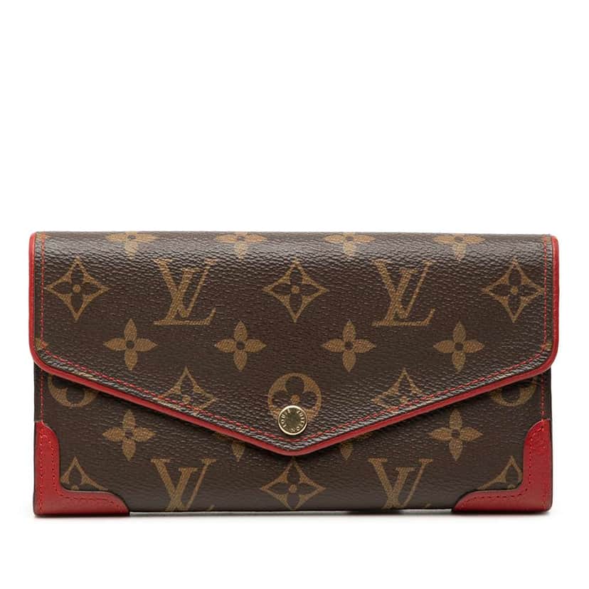 Louis Vuitton Monogram Retiro Sarah Wallet Brown Very good condition - Front View