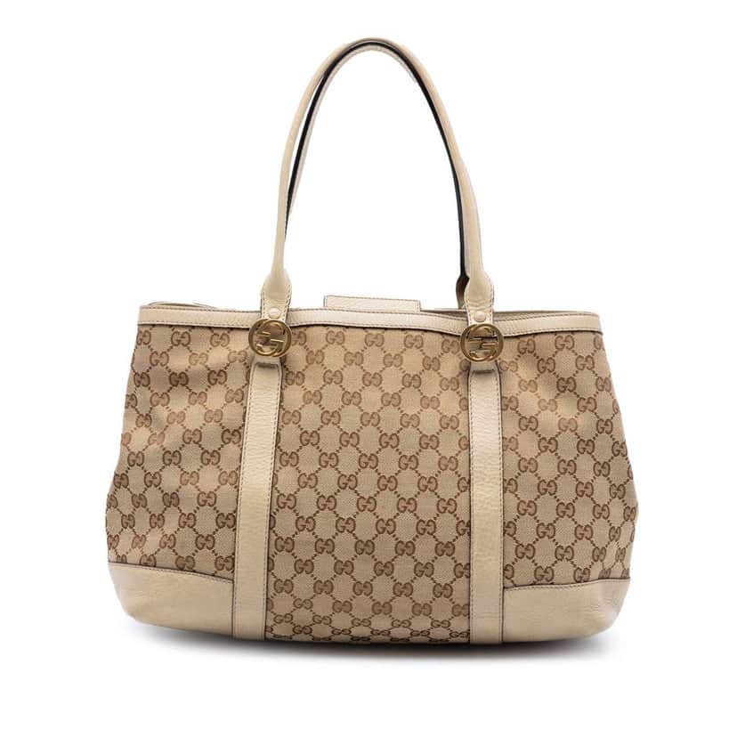 Gucci GG Canvas Miss GG Tote Beige Canvas Very good condition - Front View
