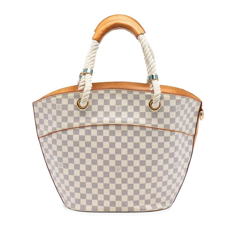 Louis Vuitton Damier Azur Pampelonne PM White Very good condition - Front View