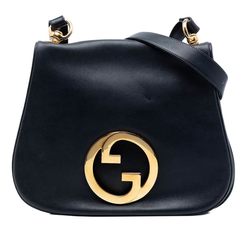 Gucci Medium Leather Blondie Crossbody Blue Leather Very good condition - Front View