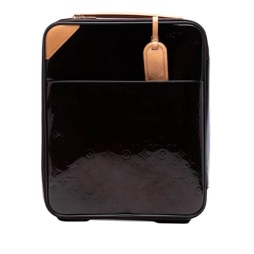 Louis Vuitton Monogram Vernis Pegase 45 Purple Leather Very good condition - Front View