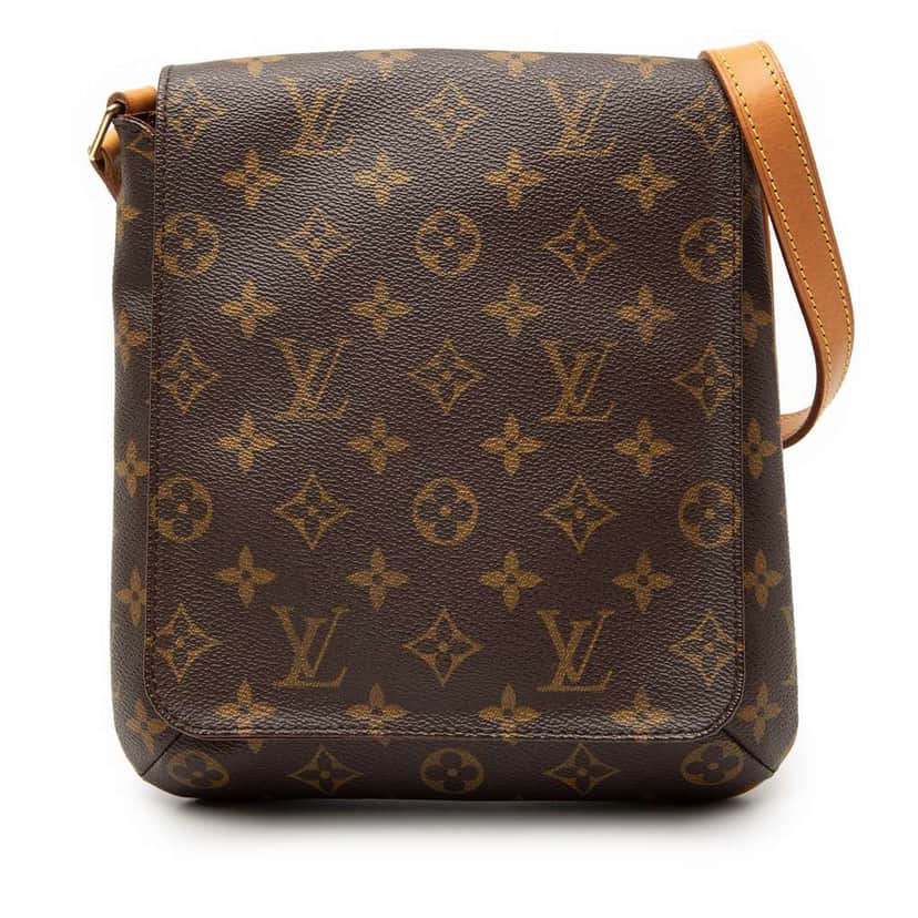 Louis Vuitton Monogram Musette Salsa PM Short Strap Brown Very good condition - Front View