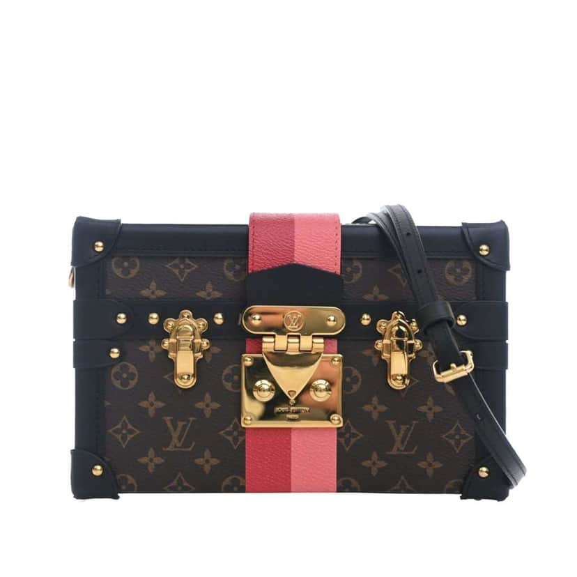 Louis Vuitton Monogram Petite Malle Brown Very good condition - Front View