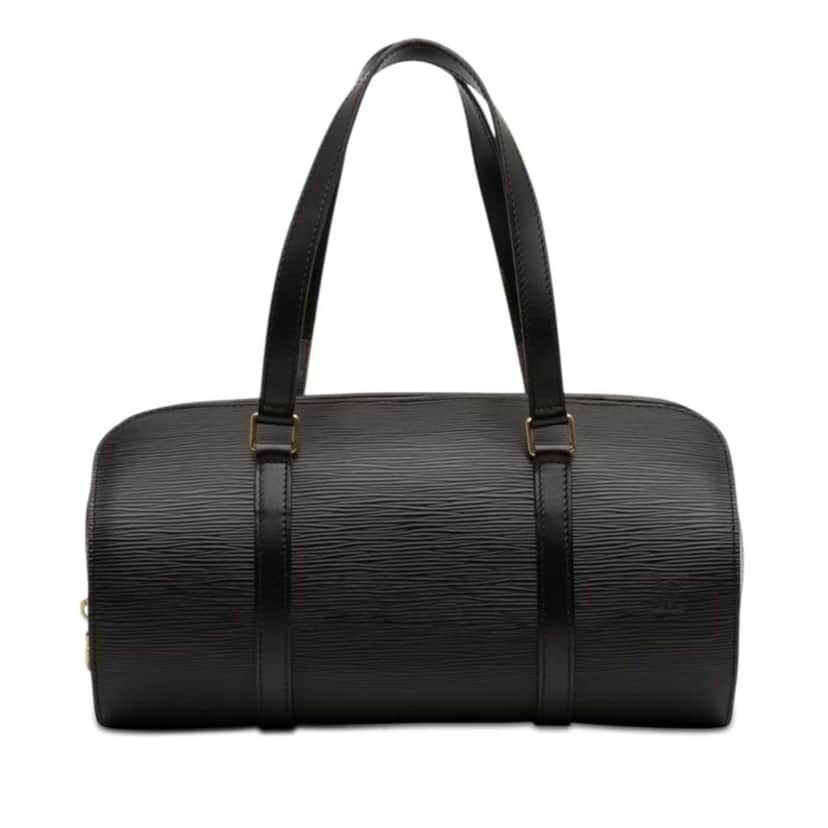Louis Vuitton Epi Soufflot Black Leather Very good condition - Front View
