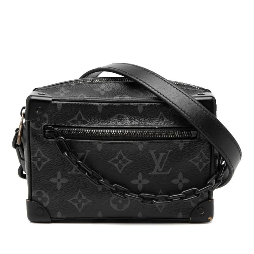 Louis Vuitton Monogram Eclipse Mini Soft Trunk Black Very good condition - Front View