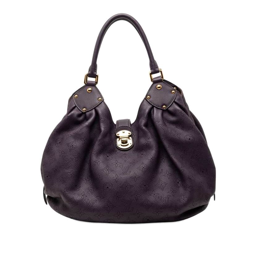 Louis Vuitton Monogram Mahina L Purple Leather Very good condition - Front View