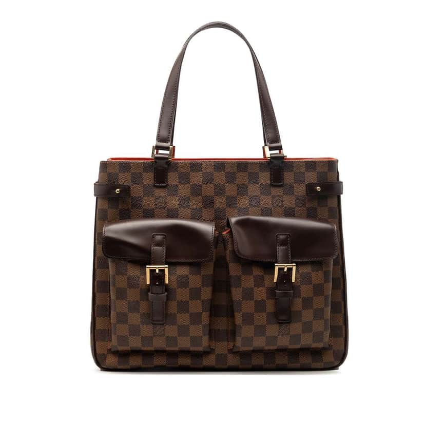 Louis Vuitton Damier Ebene Uzes Brown Very good condition - Front View