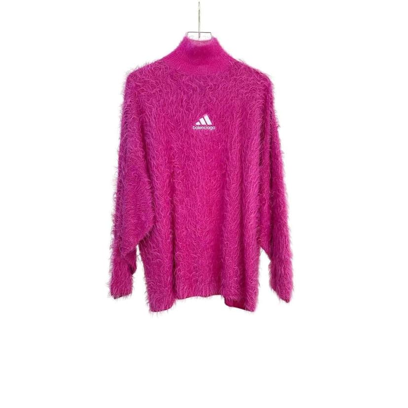 Balenciaga Bright Knit Large High Collar
