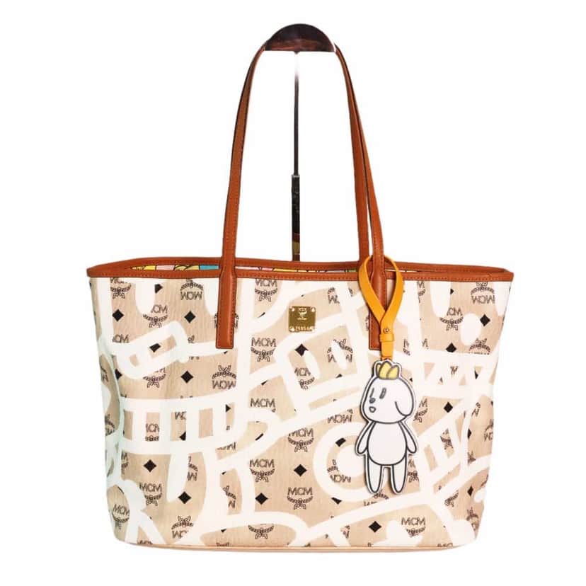 MCM Tote Bag MultiColor Leather Very good condition - Front View