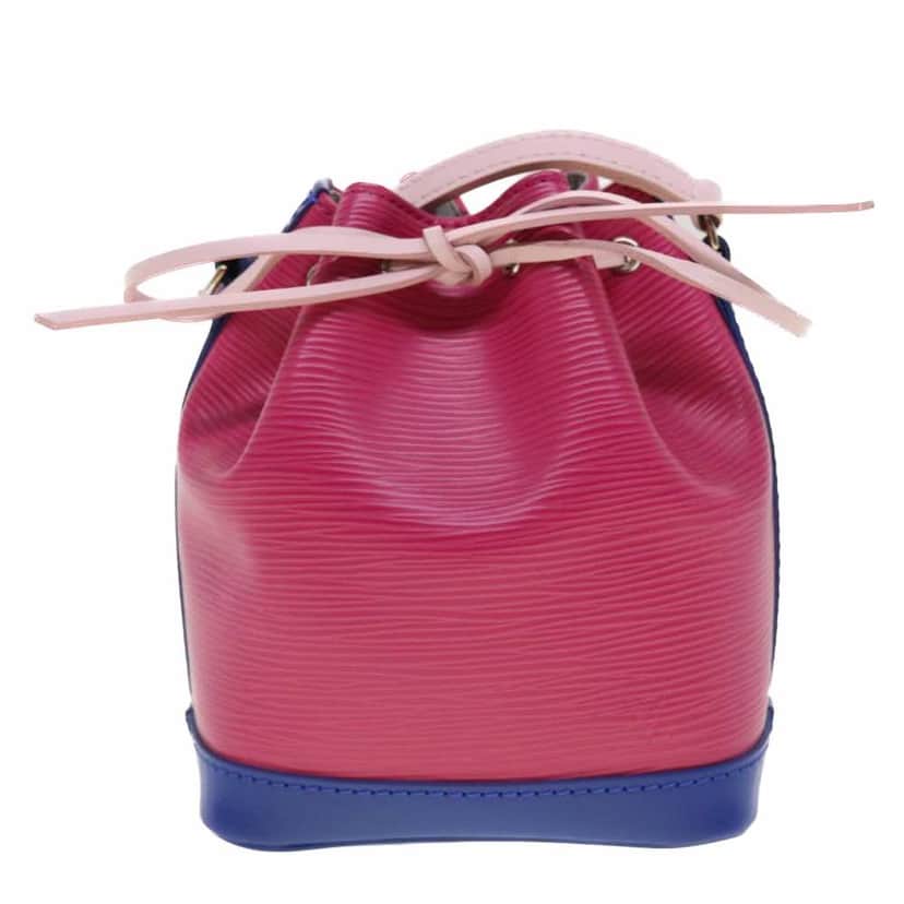 Louis Vuitton Nano noé Red Leather Good condition - Front View