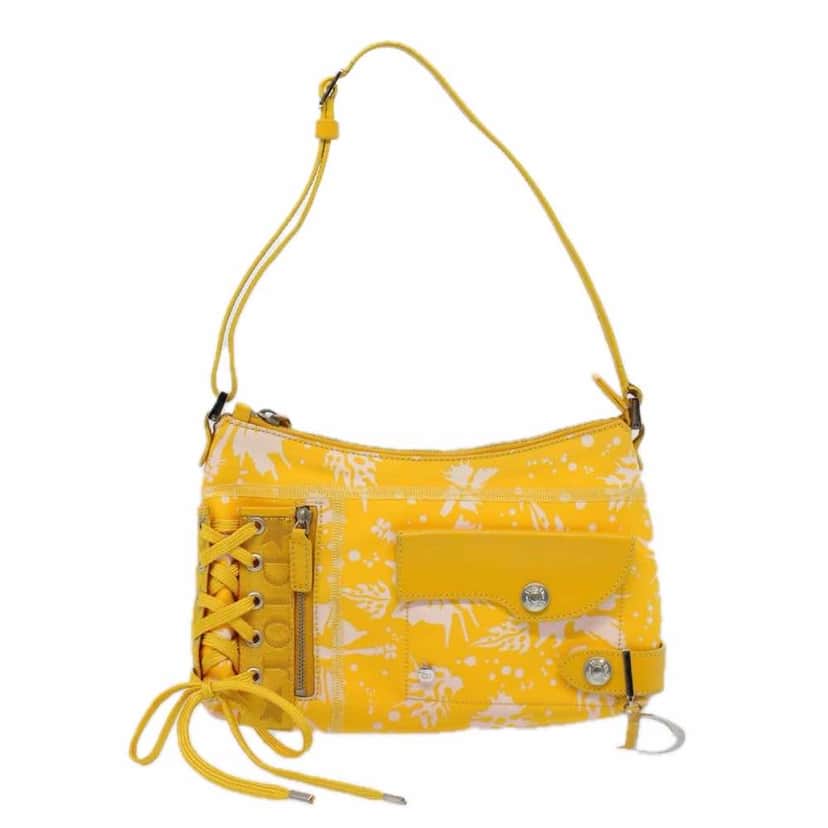 Dior Trotter Yellow Canvas Good condition - Front View