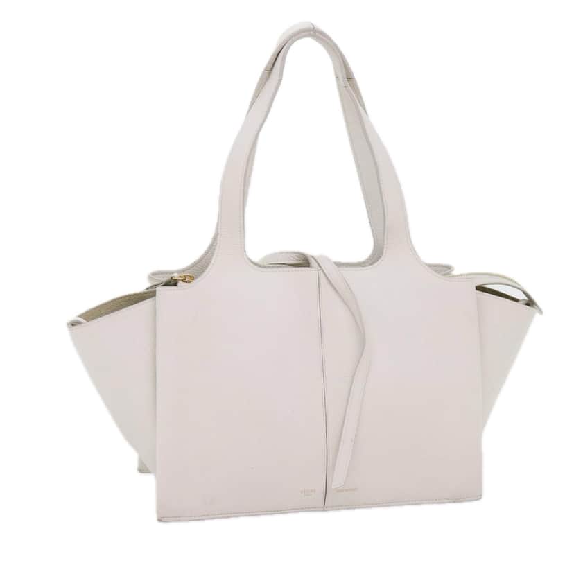 Céline Product White Leather Good condition - Front View